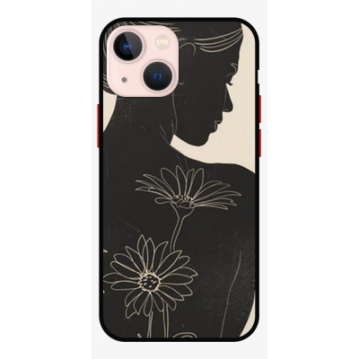 Husa IPhone 14, Protectie AntiShock, Flowers On My Back
